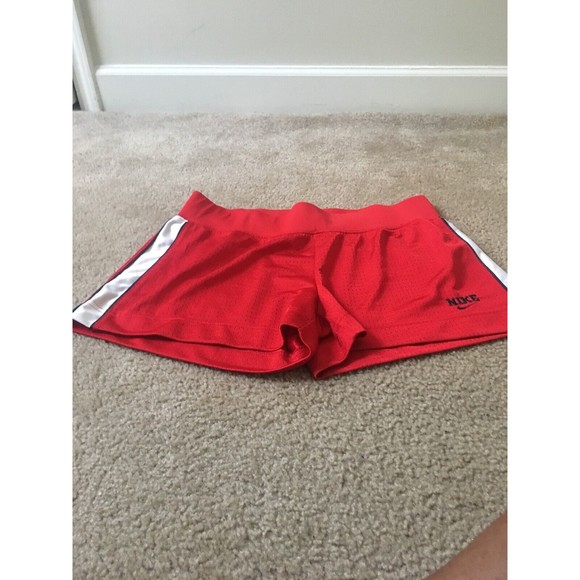 Nike Pants - Nike Women's Active Wear Shorts Size Large Red White